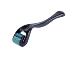Rodillo de microagujas Yuysan de 0,2 mm para uso facial, estético y cuidado diario de la piel, color azul.