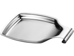 Bandeja De Almacenamiento De Acero Inoxidable 304 Plateado, Soporte Cuadrado Para Cucharas