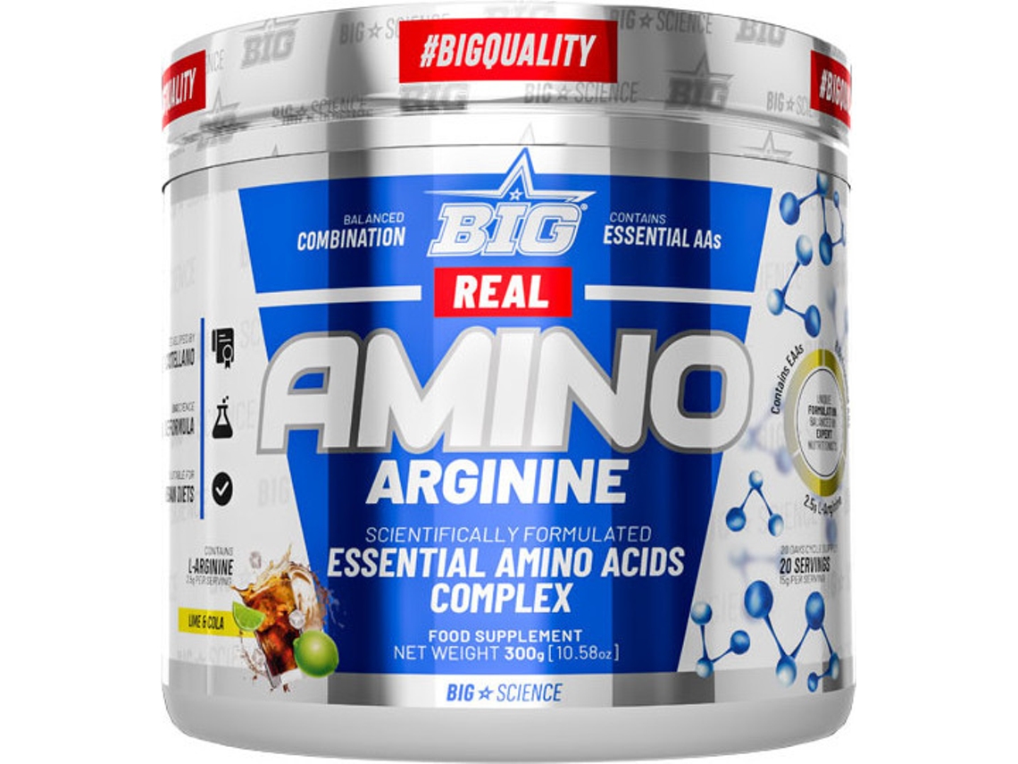 Suplemento Alimentar BIG Amino Arginine (300 Gr - Melocotón)