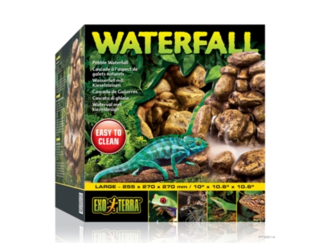 Cascada pebbles para reptiles y anfibios, L EXO TERRA