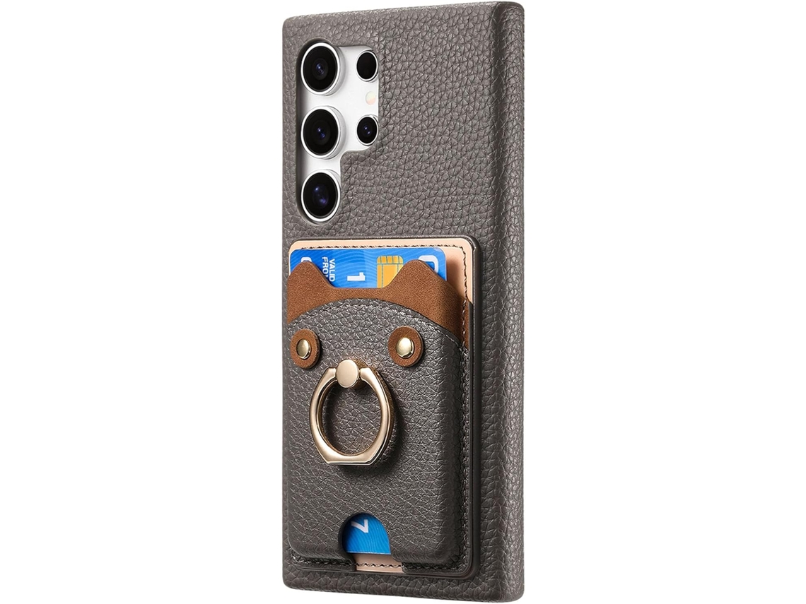 Funda Para Samsung Galaxy S25 Ultra, Con Soporte Y Protección Contra Caídas (gris) Chrui