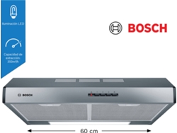 Campana BOSCH DUL63CC55 (350 m3/h - 60 cm - Inox)