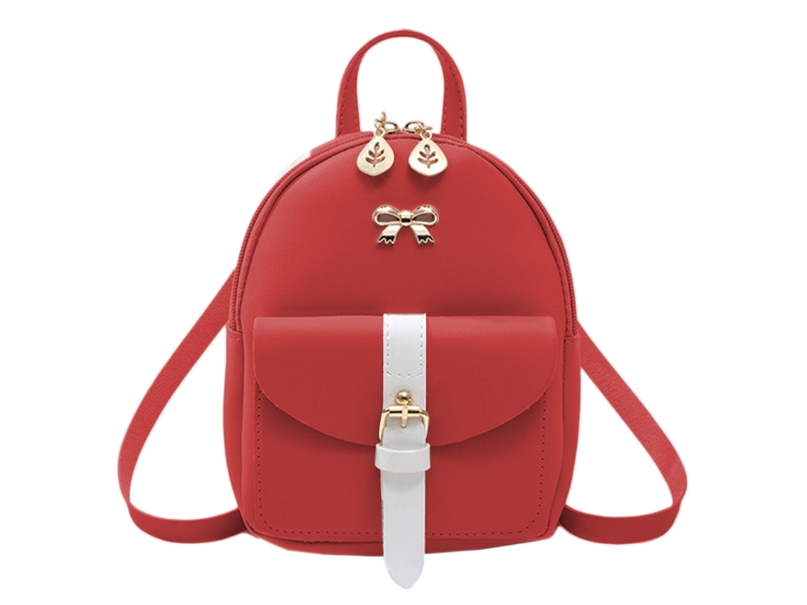 Mini bolso de hombro para mujer, mochila pequeña de moda con orificio para auriculares