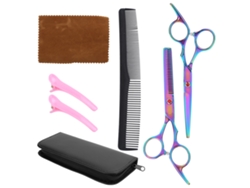 Kit de herramientas profesionales para peluquería 2026: Tijeras de corte, peines y pinzas para uso en salones de belleza.