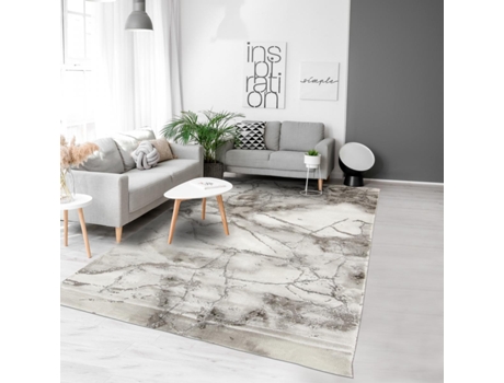 Alfombra JADOREL (120 x 170 - PES - Gris)