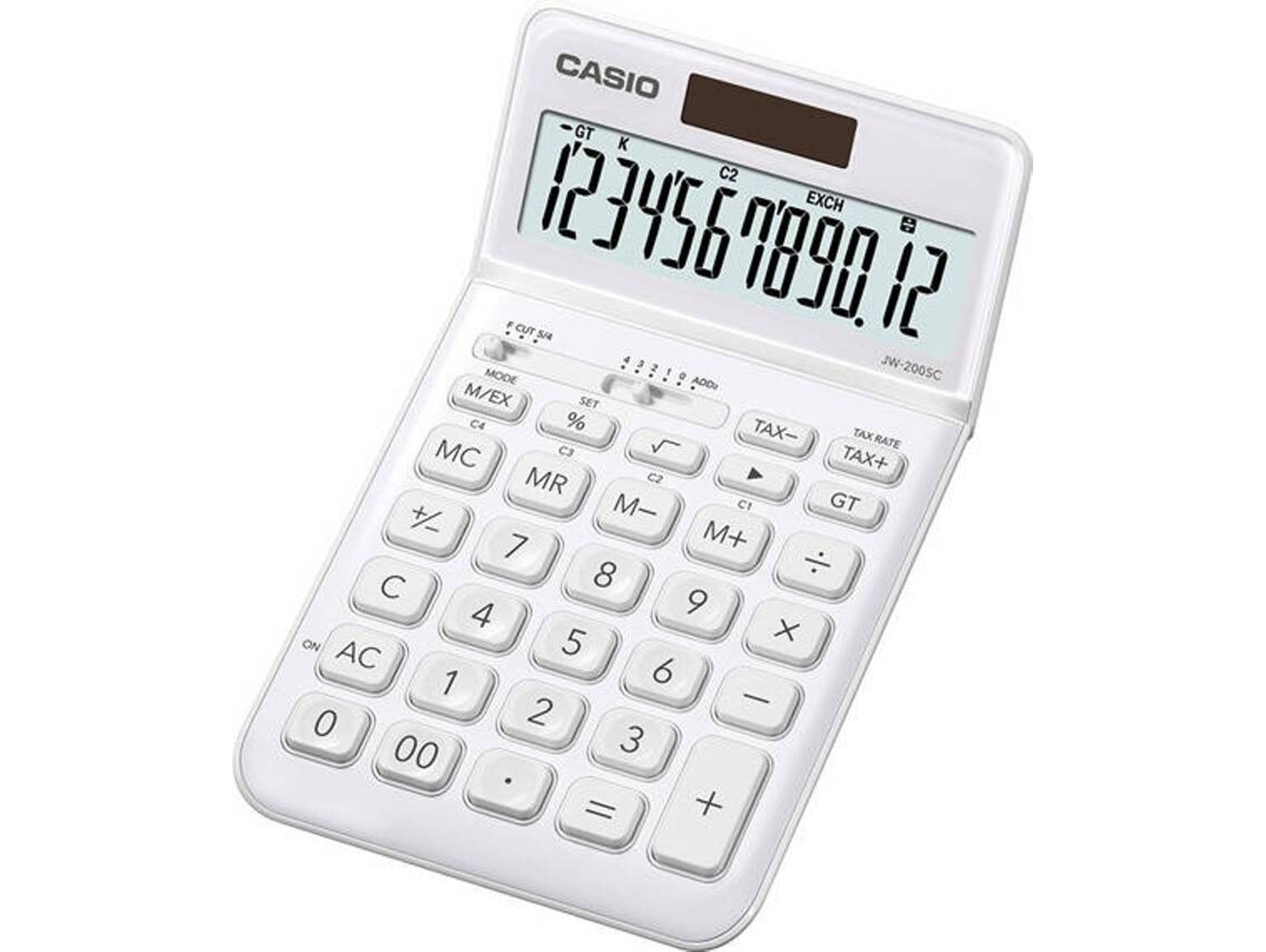 Calculadora Básica CASIO JW-200SC-WE