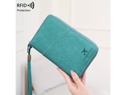 Porta-passaporte Multifuncional Com Proteção Rfid, Adequado Para Passaportes, Dinheiro, Cartões E Carteiras. Siurn