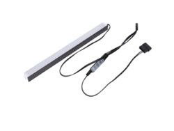 Lámpara De Tira Magnética De Acrílico Colorida Led De 12v Con 4 Pines Y Controlador Manual 35cm