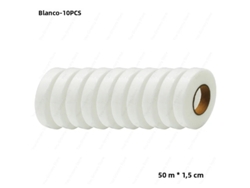 (blanco 10 Unidades)50 Metros En Rollo No Tejido De Doble Cara Interlineado Fusible Bolsa De Planchado De Ropa Cinta Lateral Pantalones Cortos