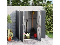 Cobertizo De Herramientas Jardín Acero Galvanizado 161x89x161cm