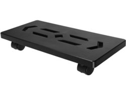 Soporte Móvil Negro Para Carcasa De Ordenador De Sobremesa Con Ruedas Giratorias