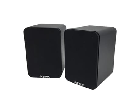 Altavoces PC APPROX! APPSPK02BK (Negro - Bluetooth - 30 W x 2)