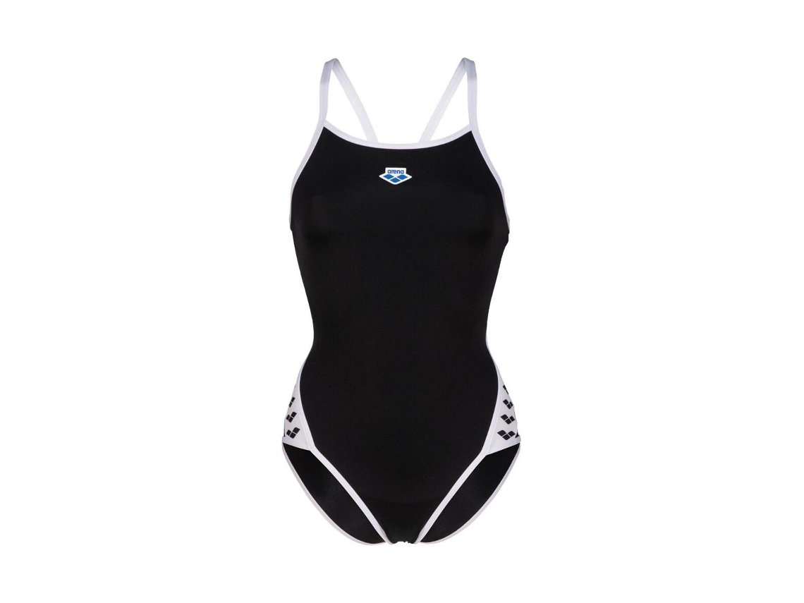 Bañador de Mujer para Natación ARENA Pieza Icons Super Fly Blanco (36)