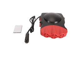 Calefactor portátil para coche con rotación de 360°, 12 V, 150 W, con soporte para encendedor de cigarrillos.