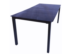 Mesa de Jardín Aluminio Vidrio Mesa Balcón 140x80 Vcm