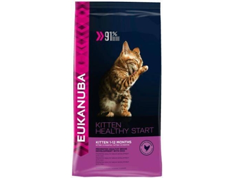 Pienso para Gatos EUKANUBA (10 Kg - Seco - Sabor: Pollo y Hígado)