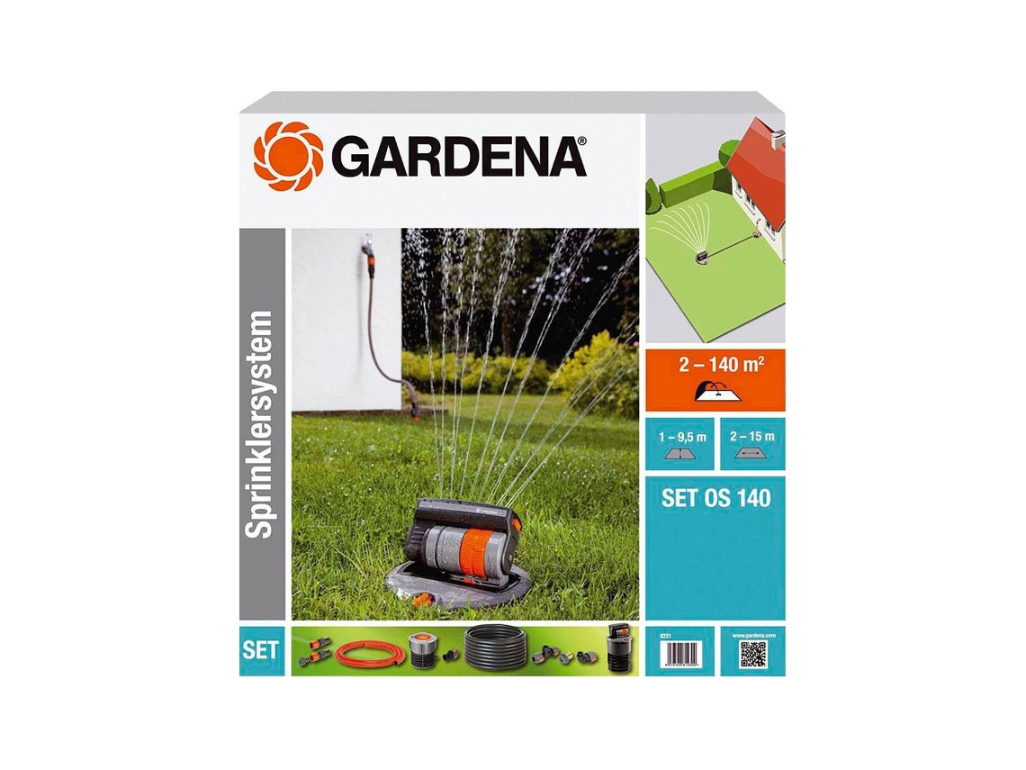 Sistema De Rociadores Gardena C/Aspersores Emergente/ Oscilante (8221-20) GARDENA