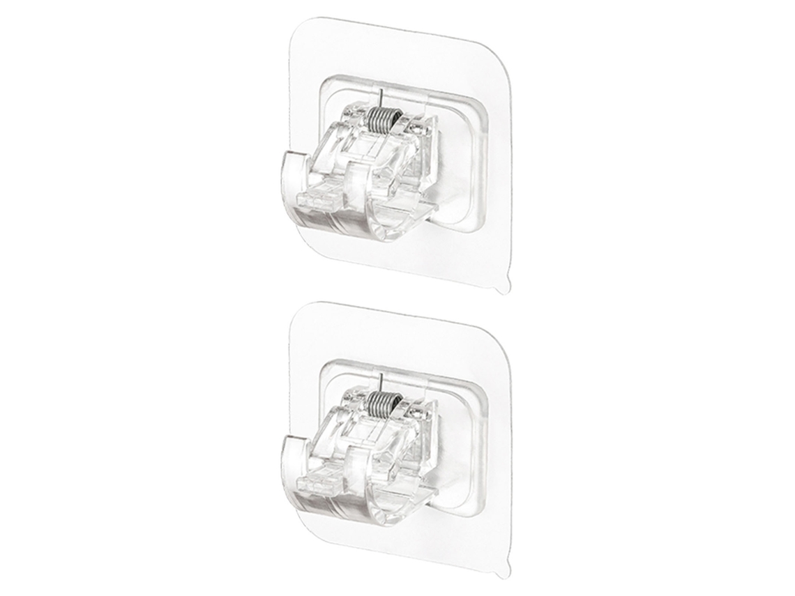 Soporte De Varilla De Cortina Autoadhesivo Sin Taladrar Para Baño Cocina
