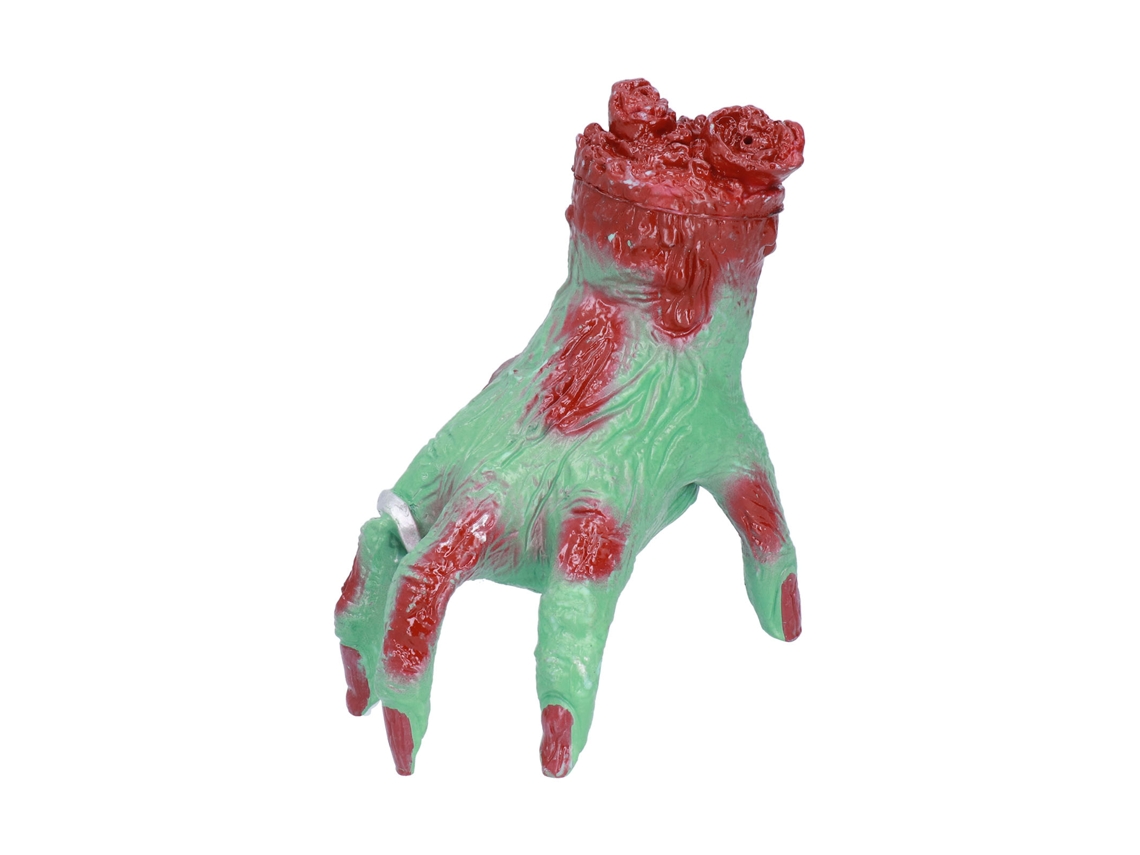 Jinwei-mano Fantasma Móvil Asustadiza Para Halloween, Mano Crawling Falsa, Accesoorio De Terror Para Casa Encantada, Juguete De Truco Verde
