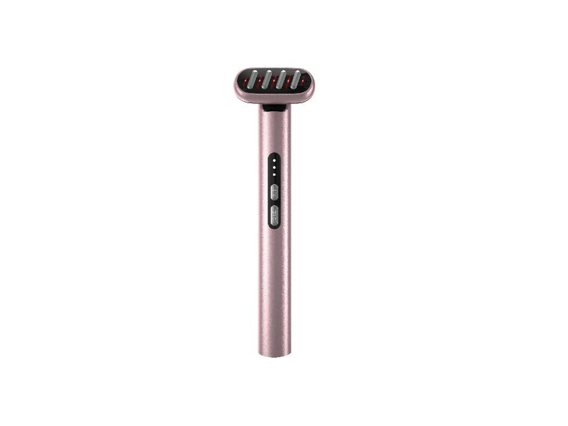 Massageador Facial Antirrugas 7 Em 1 Dispositivo De Terapia De Luz Vermelha Com Terapia De Calor Microcorrente Varinha De Beleza Led Yizhood