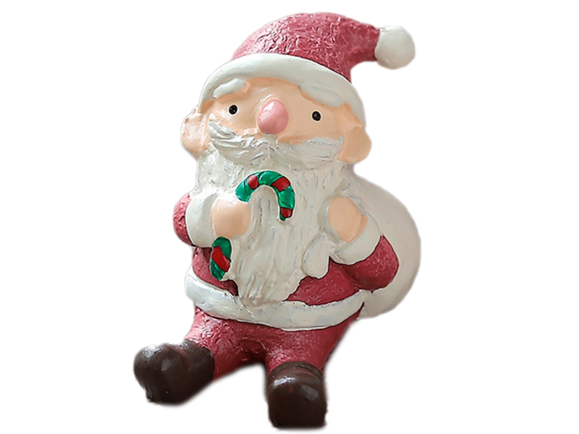 Enfeite de Natal em resina para aquário, Papai Noel animal, decoração natalina, paisagismo faça você mesmo, decoração para casa