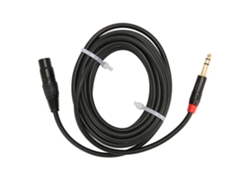 Cabo de Áudio LAXISCREED 6.35mm Macho para Xlr Fêmea 8m