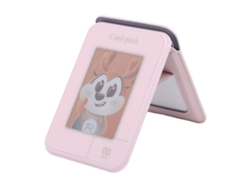 Cartera Magnética Con Soporte Para Teléfono Móvil 16 15 14 13 Pantalla De Tinta Nfc Control Por Aplicación 3 Modos Rosa