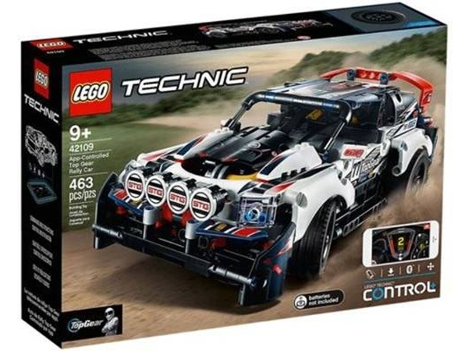LEGO Technic: Coche de rally de Top Gear controlado por App - 42109 (Edad Mínima: 9 - 463 Piezas)
