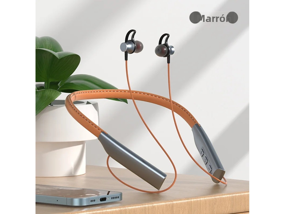 Fones de Ouvido MDUG com Microfone e Faixa Magnética para Pescoço