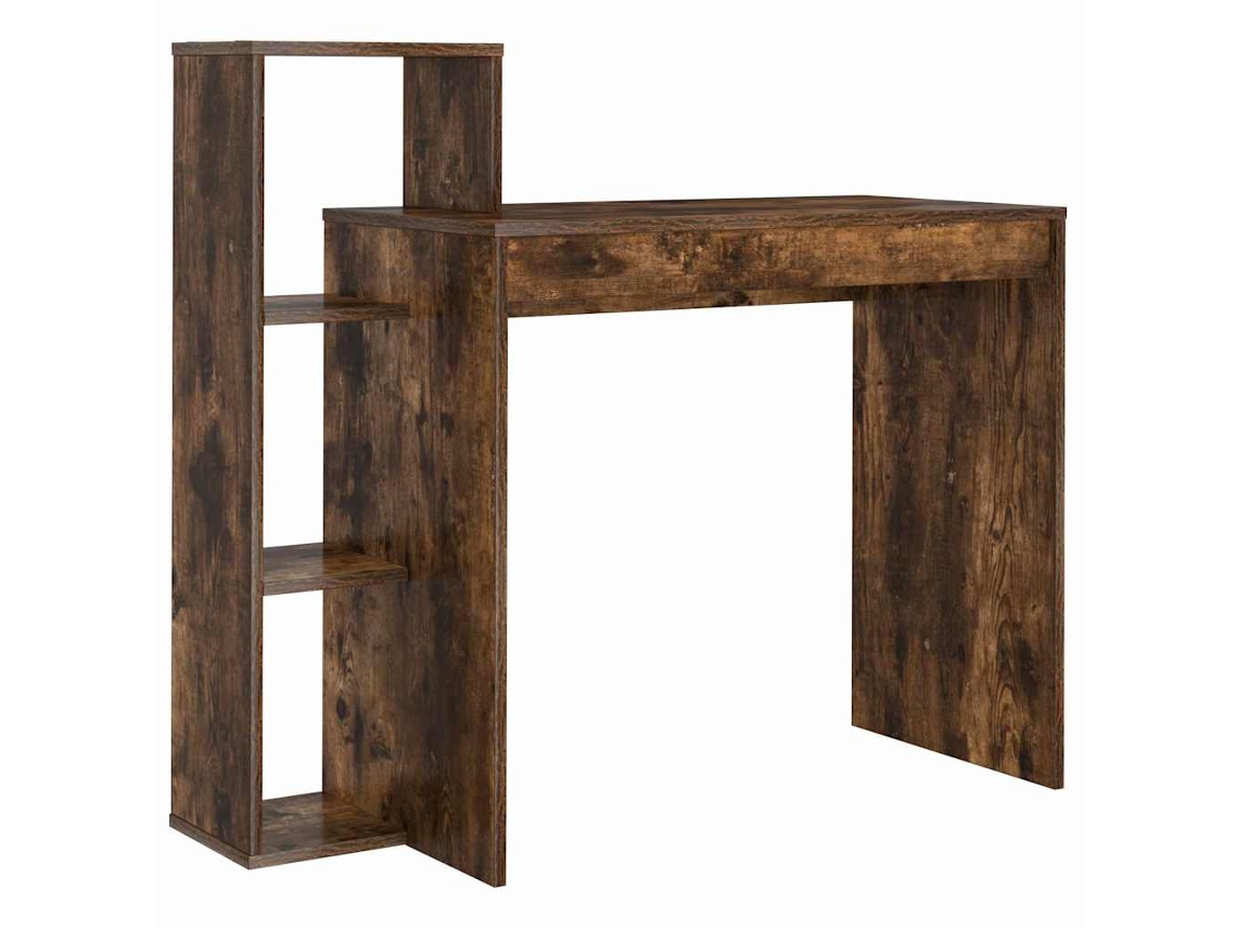 Mesa | Escritorio Roble ahumado 100 x 40 x 90 cm Madera procesada
