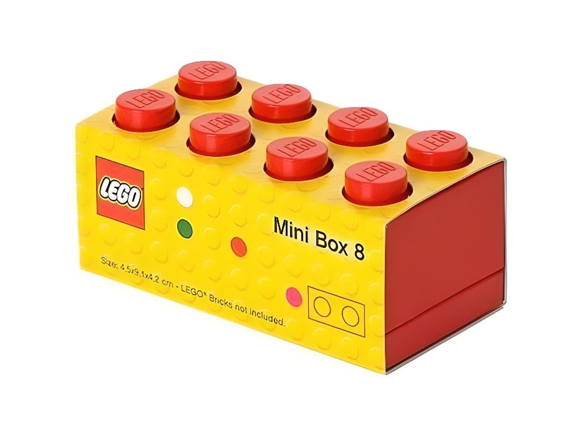 LEGO Mini Caja de Almacenamiento 40121730 Apilable Rojo