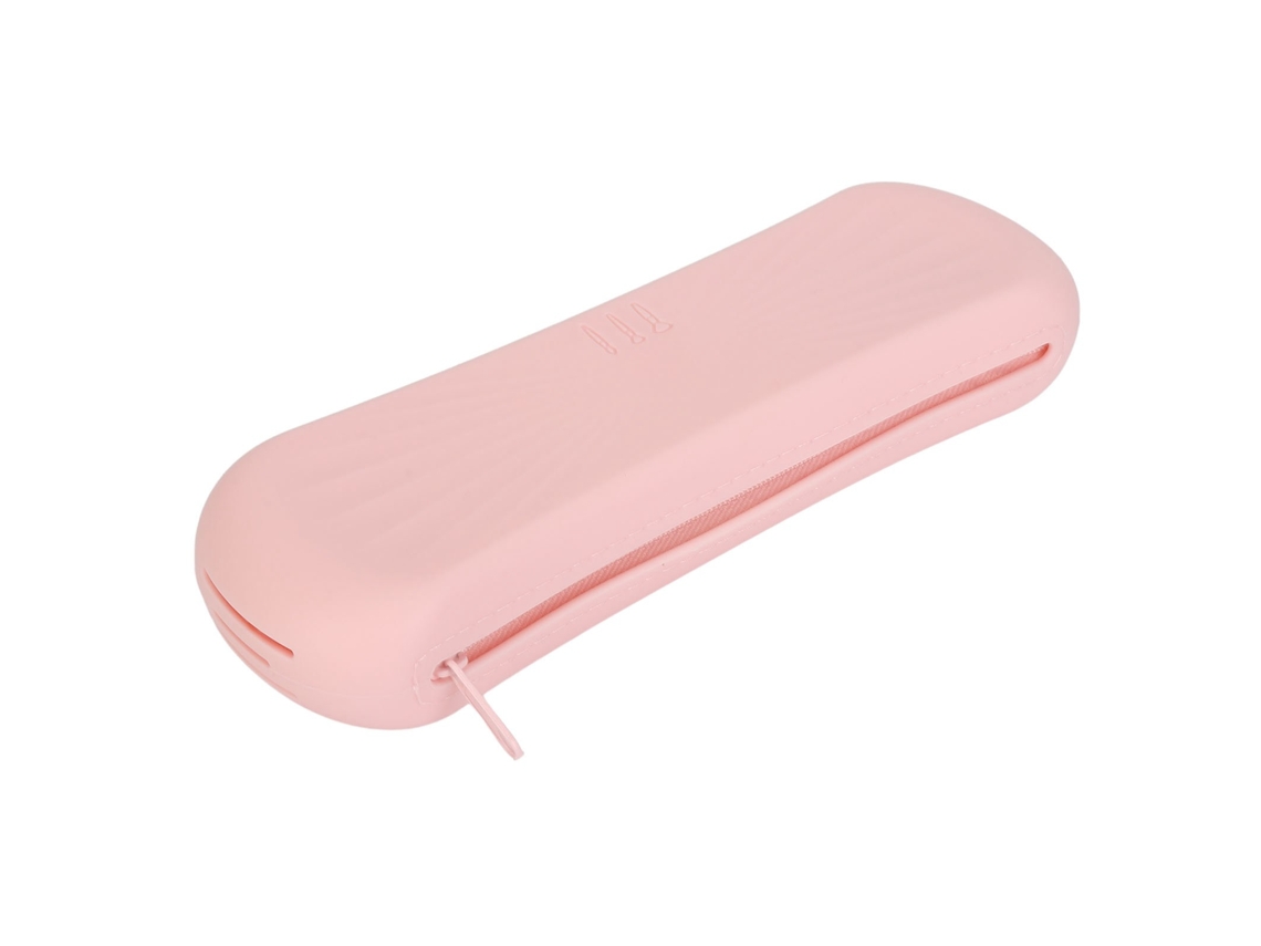 Estojo Portátil De Silicone Para Pincéis De Maquiagem Com Design Inclinado E Protetor Contra Poeira Para Viagens E Casa