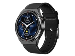 Reloj inteligente resistente al agua IP68 con correa de cuero de 1,3 pulgadas y compatible con llamadas Bluetooth. Ly Ebike