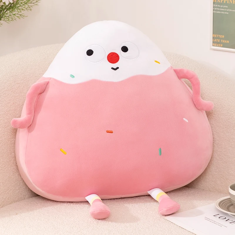 (donut Rosa 55 Cm) Cojín Decorativo Para Sofá Con Forma De Queso Para Adultos, Almohada Cómoda
