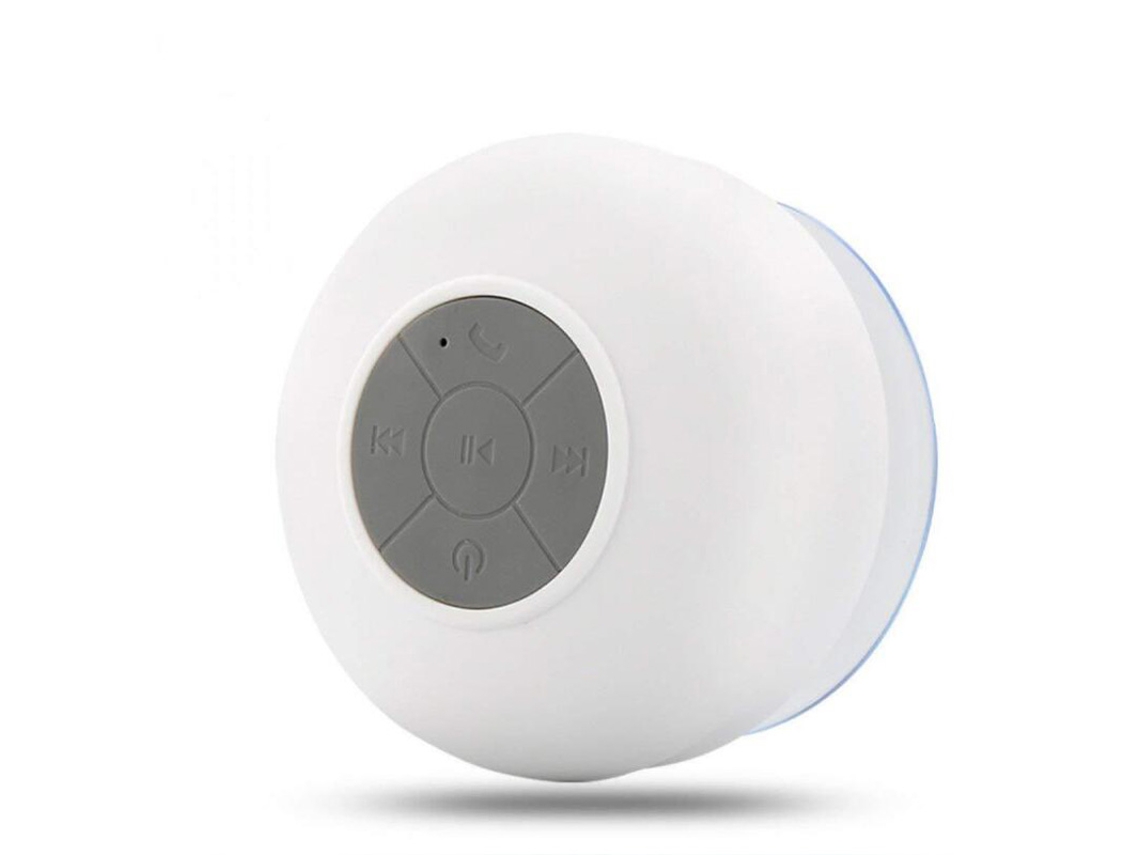 (blanco) Mini Altavoz Bluetooth Portátil, Inalámbrico Y Resistente Al Agua