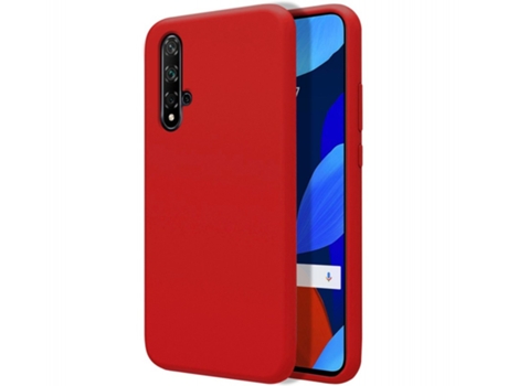 Carcasa Huawei Nova 5T / Honor 20 TUMUNDOSMARTPHONE Silicona Líquida Rojo
