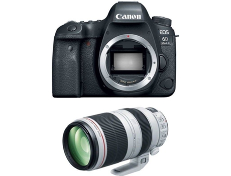 Kit Cámara Reflex CANON EOS 6D II + EF 100-400mm F4.5-5.6L IS II USM (Full Frame)