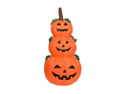 Decoraciones Hinchables De Calabaza Halloween Exterior 3.9ft Con Leds Para Jardín Y Fiesta