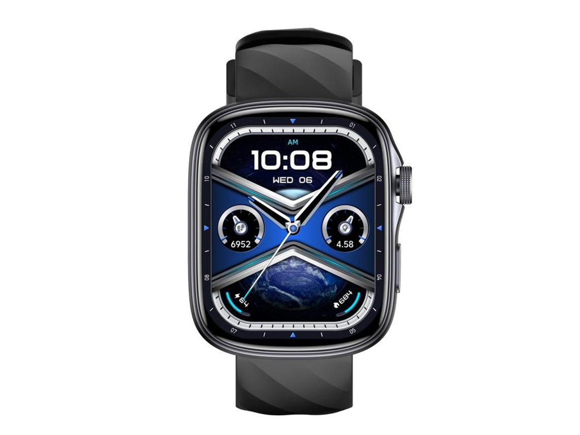 (negro) Reloj Deportivo Inteligente Con Pantalla Amoled De 1,95 Pulgadas Y Monitorización De Frecuencia Cardíaca