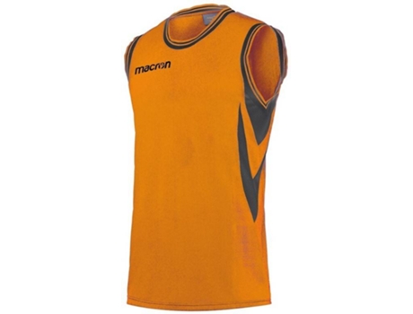 Camiseta de Hombre para Baloncesto MACRON Sin Mangas Ethane Naranja (4XL)