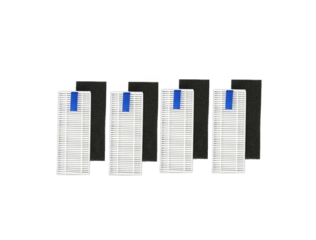 4 piezas de filtro Hepa 4 piezas de filtro de esponja para Tefal Rg6875 Rg6825 repuestos de aspiradora robótica Accesorios