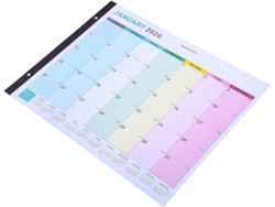 Calendario De Pared Grande 2026-2027 En Inglés, Formato 261 X 276 Cm, Mensual De 18 Meses
