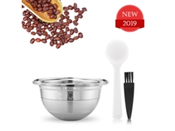 Cápsula De Café Reutilizable De Acero Inoxidable De 70 Ml Para Nespresso Vertuoline Delonghi Env135 Gca1