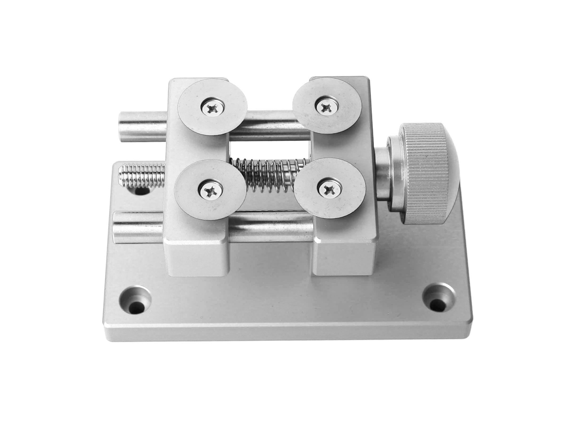 Herramienta Giratoria Ajustable De Metal Para Desmontar El Bisel Del Reloj, Para Reparación Y Mantenimiento - Plateada