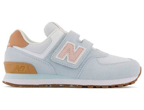 Zapatillas Deportivas NEW BALANCE 574 Para Niños (Azul - Material Sintético -32,5)