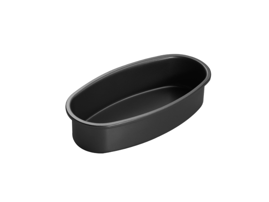 Molde Ovalado De Acero Al Carbono Para Tarta De Queso - Bandeja Antiadherente Para Hornear 23x12x5cm