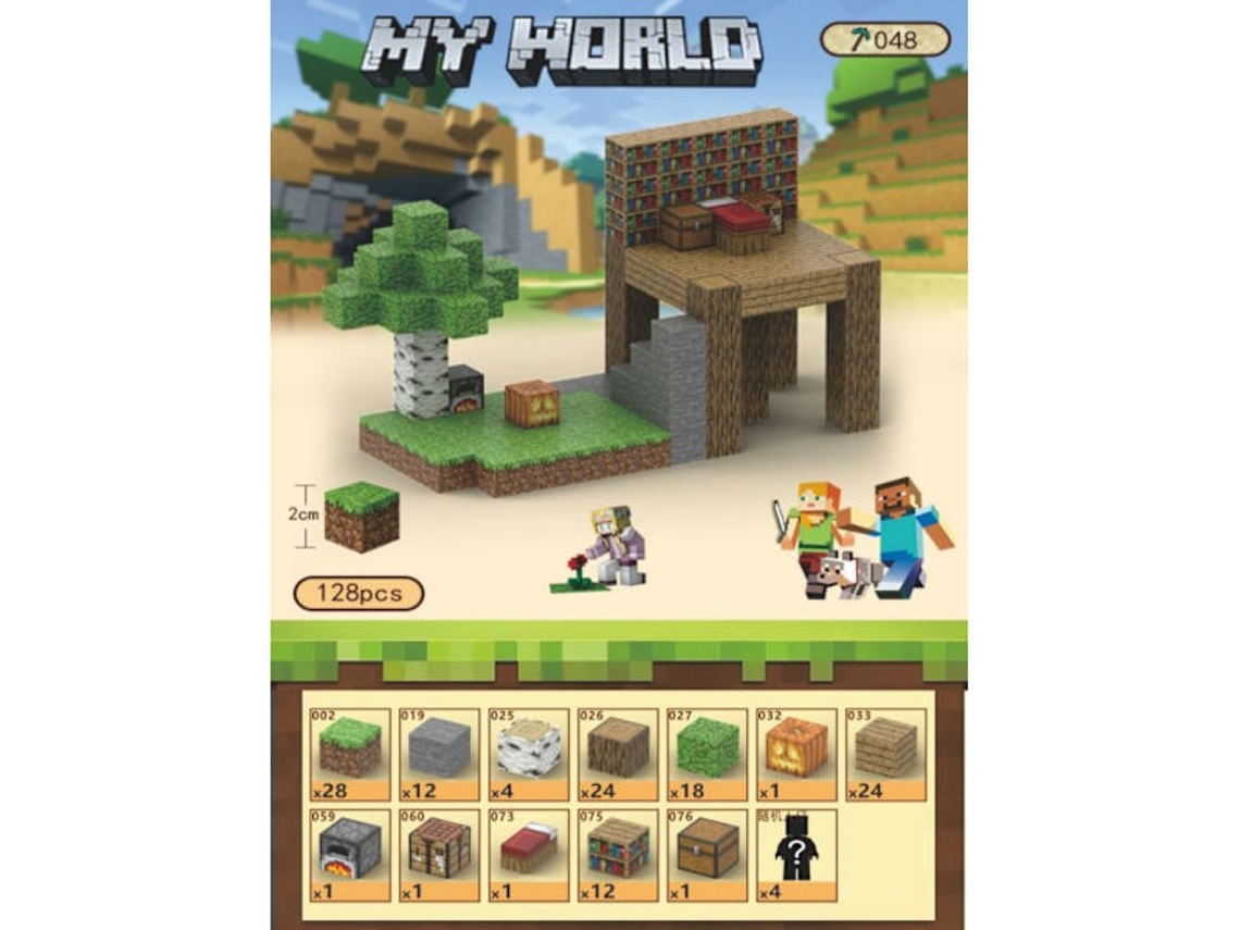 Set De 128 Bloques De Construcción Magnéticos Con Temática De La Jungla, Juguete De Construcción Creativo Para Niños.