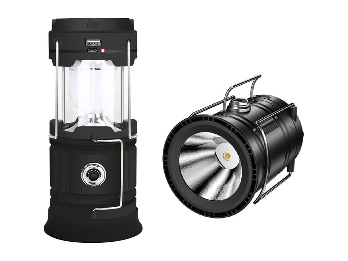2026-linterna De Camping Led, Luz Solar Recargable Por Usb, Lámpara De Mesa Impermeable Con Modos Plegables