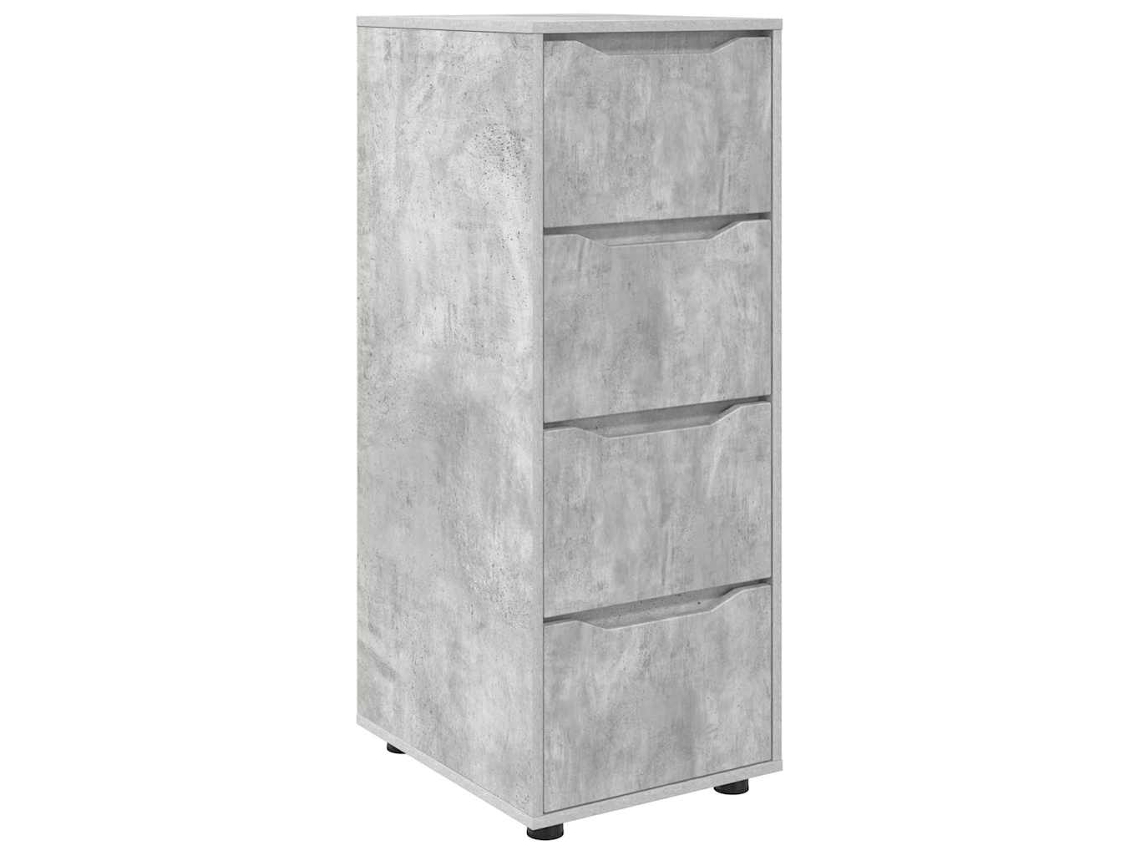 Maison Exclusive - Armario De Almacenamiento Gris Concreto 40 X 48 X 105 Cm