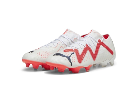 Botas de fútbol Unisex para Fútbol PUMA Future Ultimate Low Blanco (40)